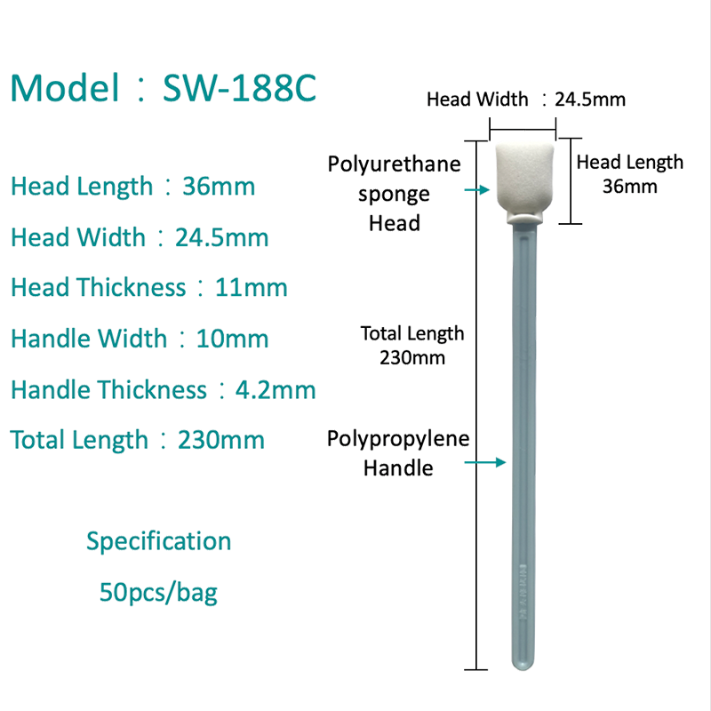 SW-188C SwaB de esponja de celda completamente abierta