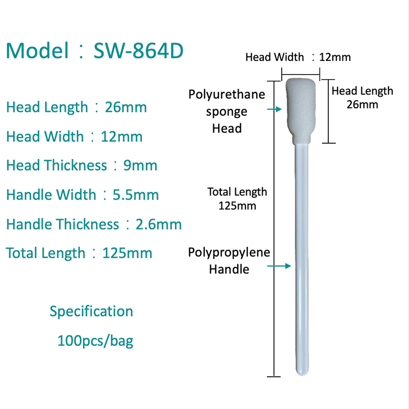 SW-864D Dust Free Industrial Clean Sobon Sponge SwaB